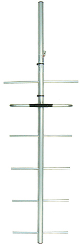 UHF 6 element round boom Yagi, aluminium, 450-480MHz, N-type female, 150W, 9dBd – 1.2m